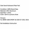 BMW C600 C650 Black Side Pad Stand Extension Plate (2012-2015)
