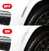 Dodge Durango Pair Clear White Front Bumper Side Marker Light (2021–2025)