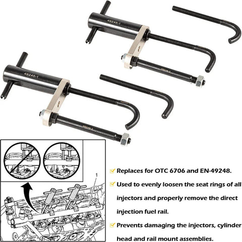 GM245 Fuel Injector Rail Assembly Remover & Seal Tools