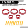 Mazda MX-5 (2009-2015) - 5 Pcs Media Volume Switch Knob Cover Ring