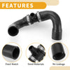 BMW 328i xDrive (2013-2016) Rubber Black Radiator Hose 2.0L