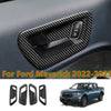 Ford Maverick Carbon Fiber Door Handle Frame Cover (2022–2023)