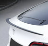 Tesla Model Y Rear Spoiler Carbon Fiber Look (2021-2023)