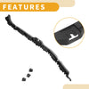 Honda Accord 2008-2012 1 x Black ABS Rear Bumper Support Bracket