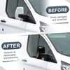 Ford Transit Custom Right Rearview Mirror Cover Cap Gloss Black (12-23)