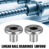 Make Model 2 x 8mm IDx15mm ODx24mm Length Square Flange Linear Ball Bearings