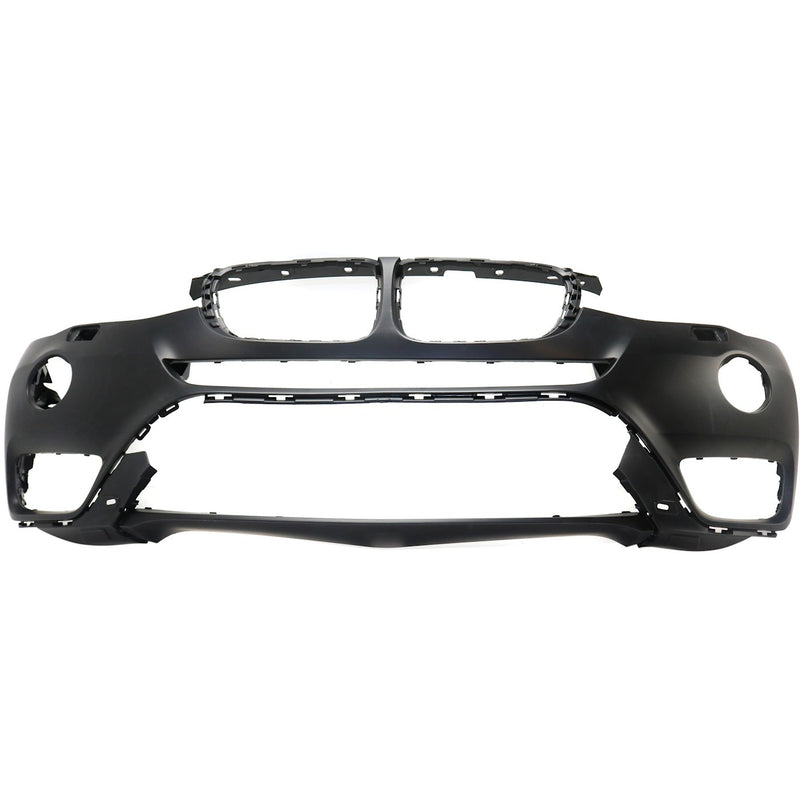 Front Bumper Cover For 2015-2017 BMW X3 Primed with Fog