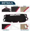 Subaru Levorg VN Series (2014-2023) Black Red Set Dash Cover Mat