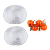 Harley Glide Clear Front Rear Turn Signal Lens Covers (2014-2023)