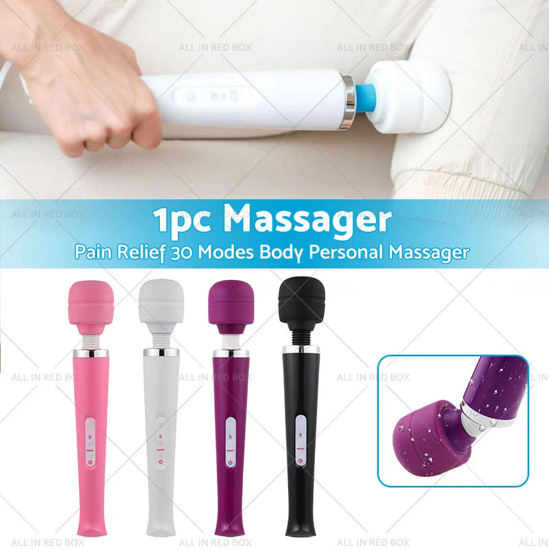 Pain Relief - 4 Colors 30 Modes USB Personal Massager Wand