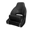 All Models - Black Boat Seat Mariner Deluxe Flip Up Helm Seat