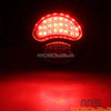 H-D Bobber Chopper Cafe Racer Black LED Taillight Rear Brake Lamp