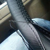 AU Car Steering Wheel Cover Real Leather Lace-Up Steering Wheel-Protector