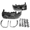 Landcruiser FJ80R FZJ80 Black Halo Headlights with LED (1990–1992)