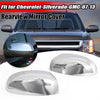 Silverado Tahoe Suburban Sierra Yukon Chrome Mirror Cover Caps (2007-2014)
