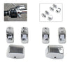 Harley Breakout 6 x Handlebar Control Switch Caps Chrome (2013-2015)