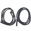 Door Rubber Seal Weatherstrip Rear LH+RH Fits Honda Jazz 4D 5D Hatchback 2001-08