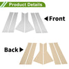 Dodge Journey Silver Tone 6 Pcs Pillar Window Trim (2009-2020)