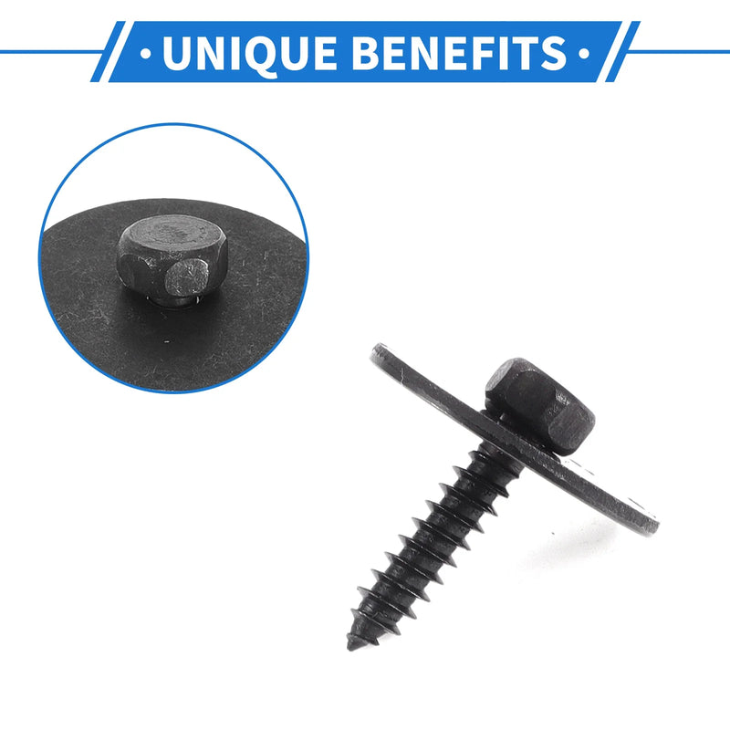 Mercedes-Benz A220 10 x Car Fender Liner Splash Shield Bumper Cover Screws