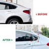 BMW X4 Carbon Style Quarter Window Louvers Shutter Cover Trim (2014–2018)