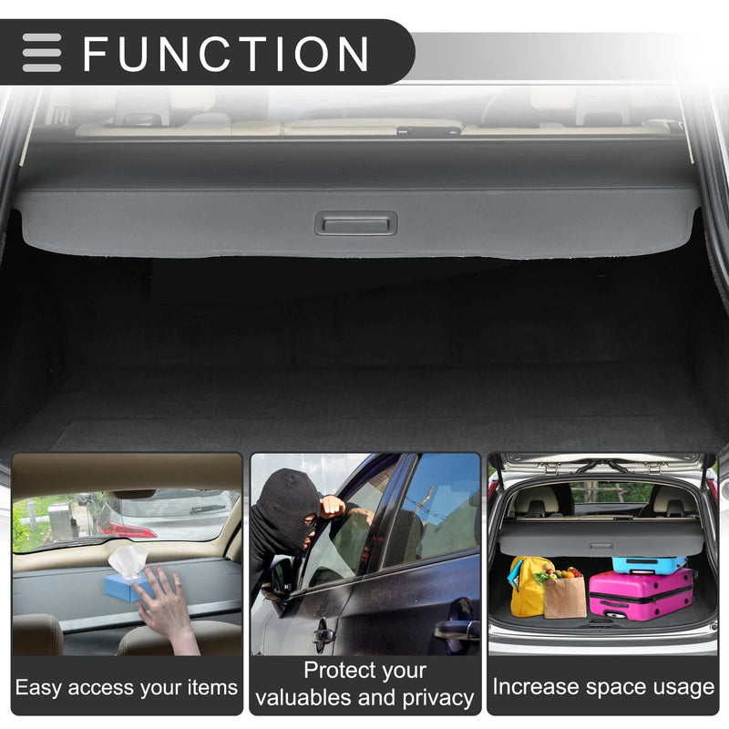 Toyota RAV4 (2013-2018) Gloss Black Retractable Cargo Cover