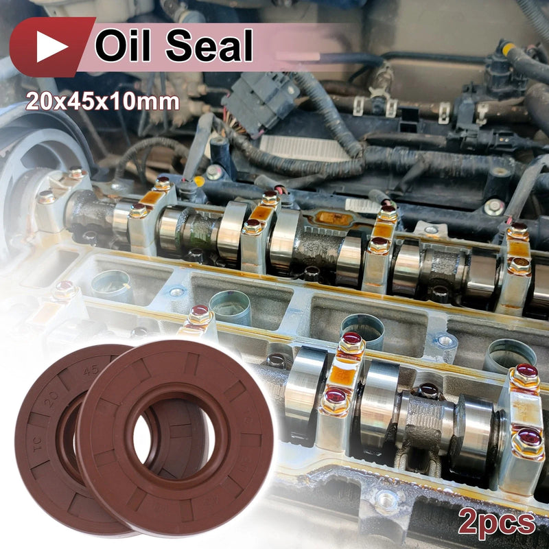 Make Model Oil Seal 20x45x10mm Brown 2 x