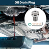 Car Motorcycle Copper Oil Drain Plug W/ Gasket 1set
