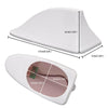 FM / AM Signal Radio Universal White Shark Fin Car Roof Antenna Cover