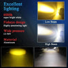 Motorcycle Headlight LED H4 BA20D 360 Degree Beam