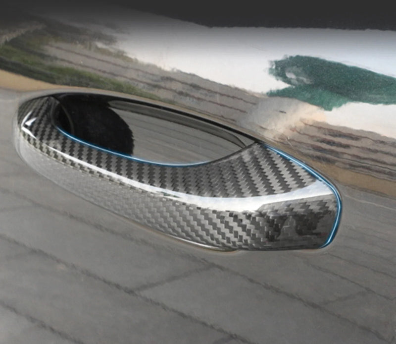 Porsche 718 Boxster Cayman (2016-2020) Carbon Fiber Door Handle Cover