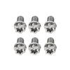 Motorcycle Bike 6 x Titanium Bolts Torx Head Flange Screws M10x35mm