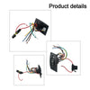 Switch Panel Pump / DC 12V 20A / Curved Waterproof ON-OFF-ON