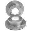 Nissan Patrol Rear Slotted Drilled Disc Brake Rotors 2.8 3.0 4.2 4.5