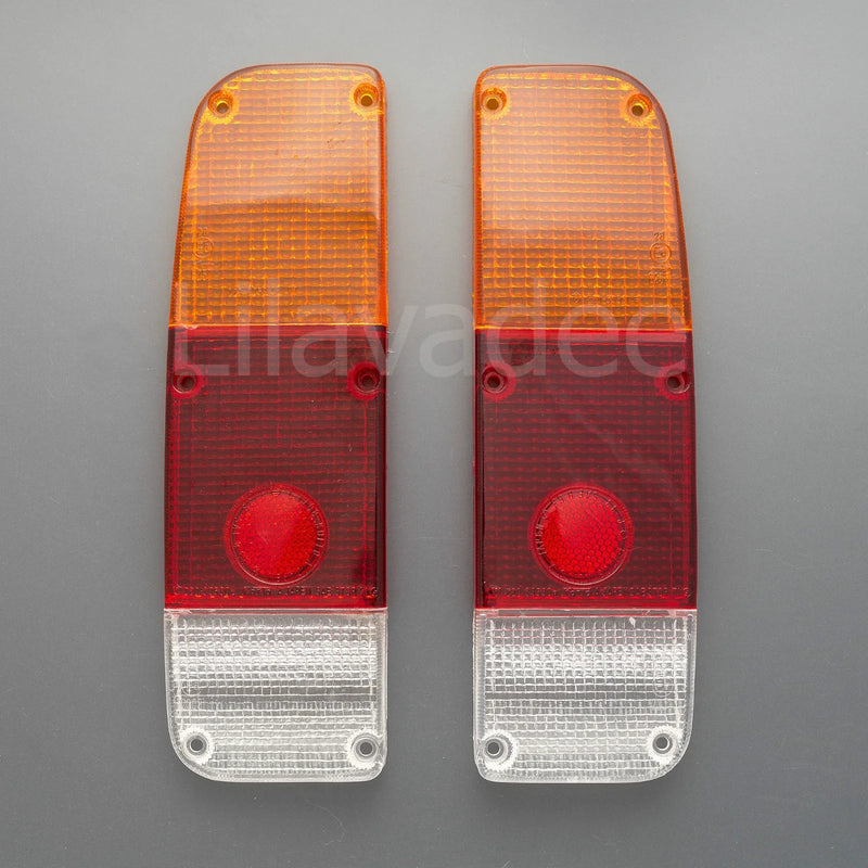 Pickup Truck Toyota Hilux RN20 RN25 Tail Light Lens Pair (74-78)