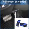 Ford Ranger (2024) Blue Automatic Foot Accelerator Pedal Covers