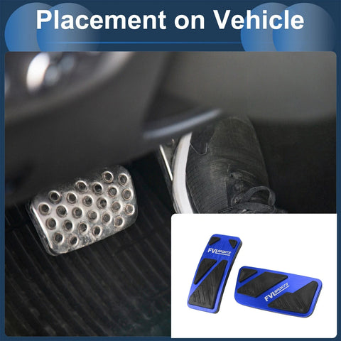 Ford Ranger (2024) Blue Automatic Foot Accelerator Pedal Covers
