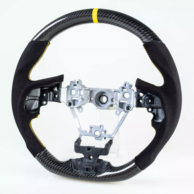 Subaru Impreza, Forester, Ascent, Crosstrek Carbon Suede Y Steering Wheel (2017-2023)