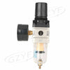 Spray Gun Air Pressure Filter Gauge & In-Line Water Oil Trap (0-150 PSI)
