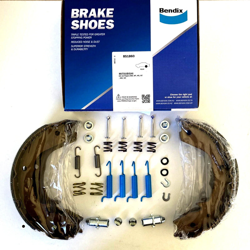 Mitsubishi Pajero NS NT Rear Handbrake Shoe Overhaul