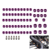 Harley Touring Street Road Glide 66X Engine Bolt Topper Cap Purple (2002-2023)