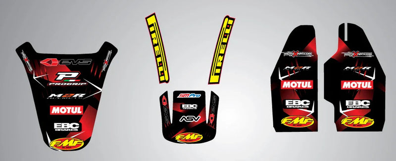 Honda CR 85 (2003-2013) - Barbed Style Stickers Graphic Trim Kit