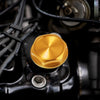 Toyota RAV4 Gold Tone Aluminum Alloy Oil Filler Cap Cover (2013-2023)