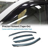 Toyota Avalon (2019-2022) Side Vent Visor Black Window Deflectors 1 Set