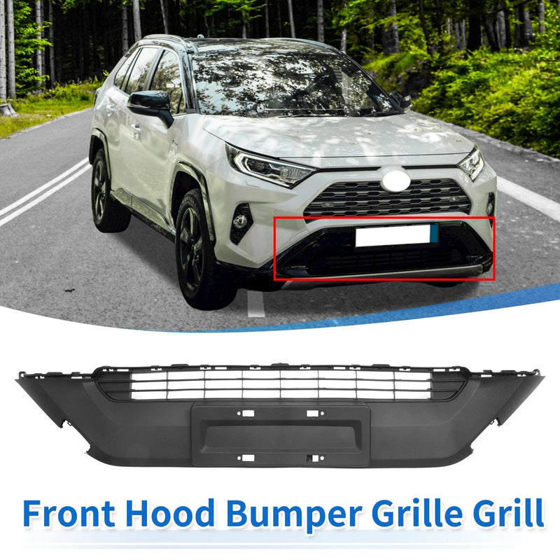 Toyota RAV4 Front Hood Bumper Grille Grill Black (2019–2022)