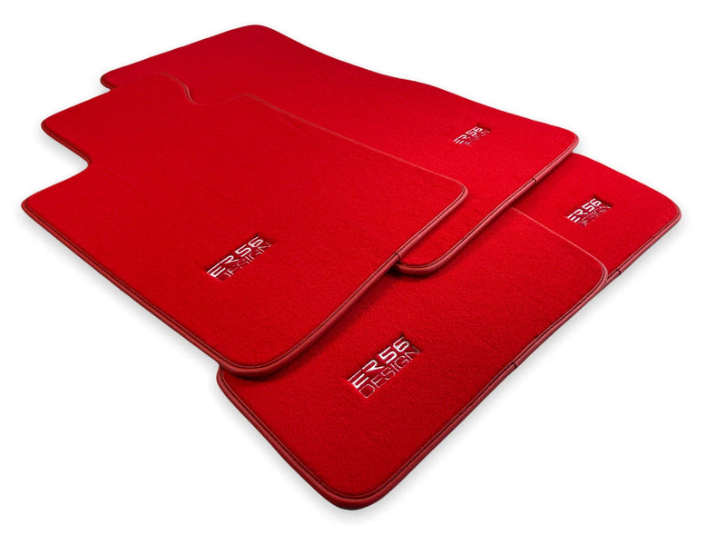 BMW 1 Series E81 (2004-2013) - ER56 Design Premium Red Floor Mats