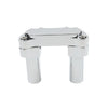 Harley Dyna, Road Glide 3.5" Chrome Handlebar Riser & Top Clamp (2006-2023)
