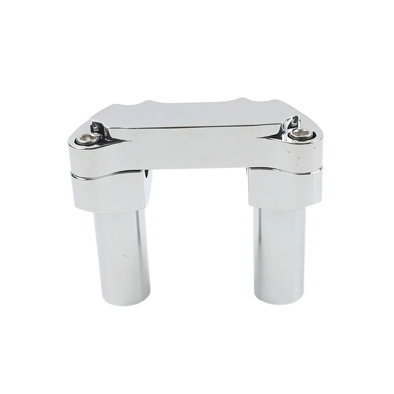 Harley Dyna, Road Glide 3.5" Chrome Handlebar Riser & Top Clamp (2006-2023)