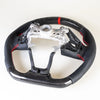 Honda Civic Flat Bottom Carbon Leather Steering Wheel (2016-2020)