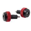 Motor Cruise Control 7/8" Red Throttle Handlebar End Plug Set