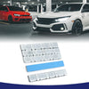 Universal Motorcycle Adhesive 124x18mm 5 x Back Wheel Balance Weight Strip
